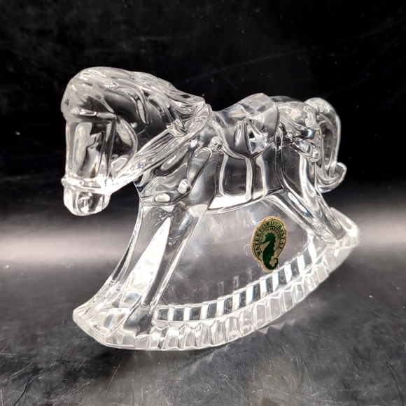 Genuine Waterford Crystal 5" Rocking Horse - Picture 2 of 10